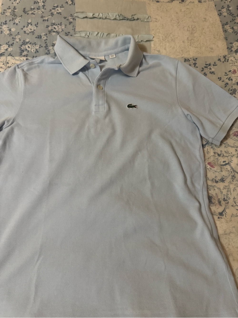 Lacoste Boy’s Light Blue Cotton Polo Shirt